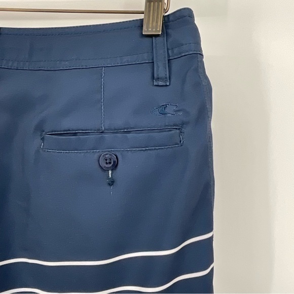 Mens O’Neil Hybrid Stretch Boardshorts Blue and White‎ Size28 D9 - Picture 5 of 10